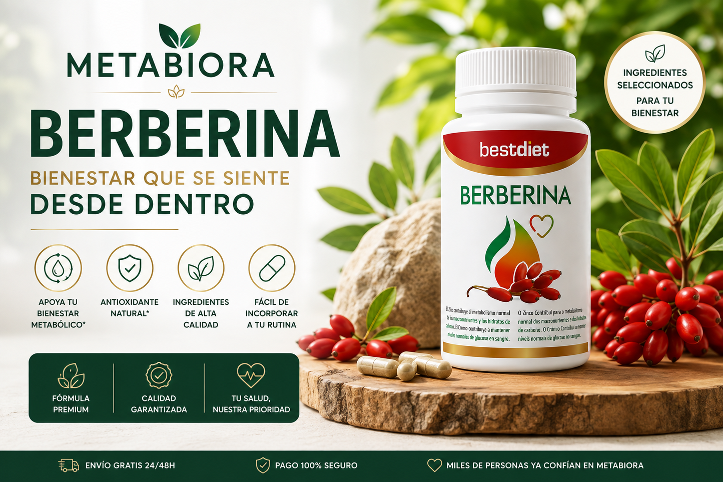 BERBERINA PREMIUM | El equilibrio que se siente desde dentro