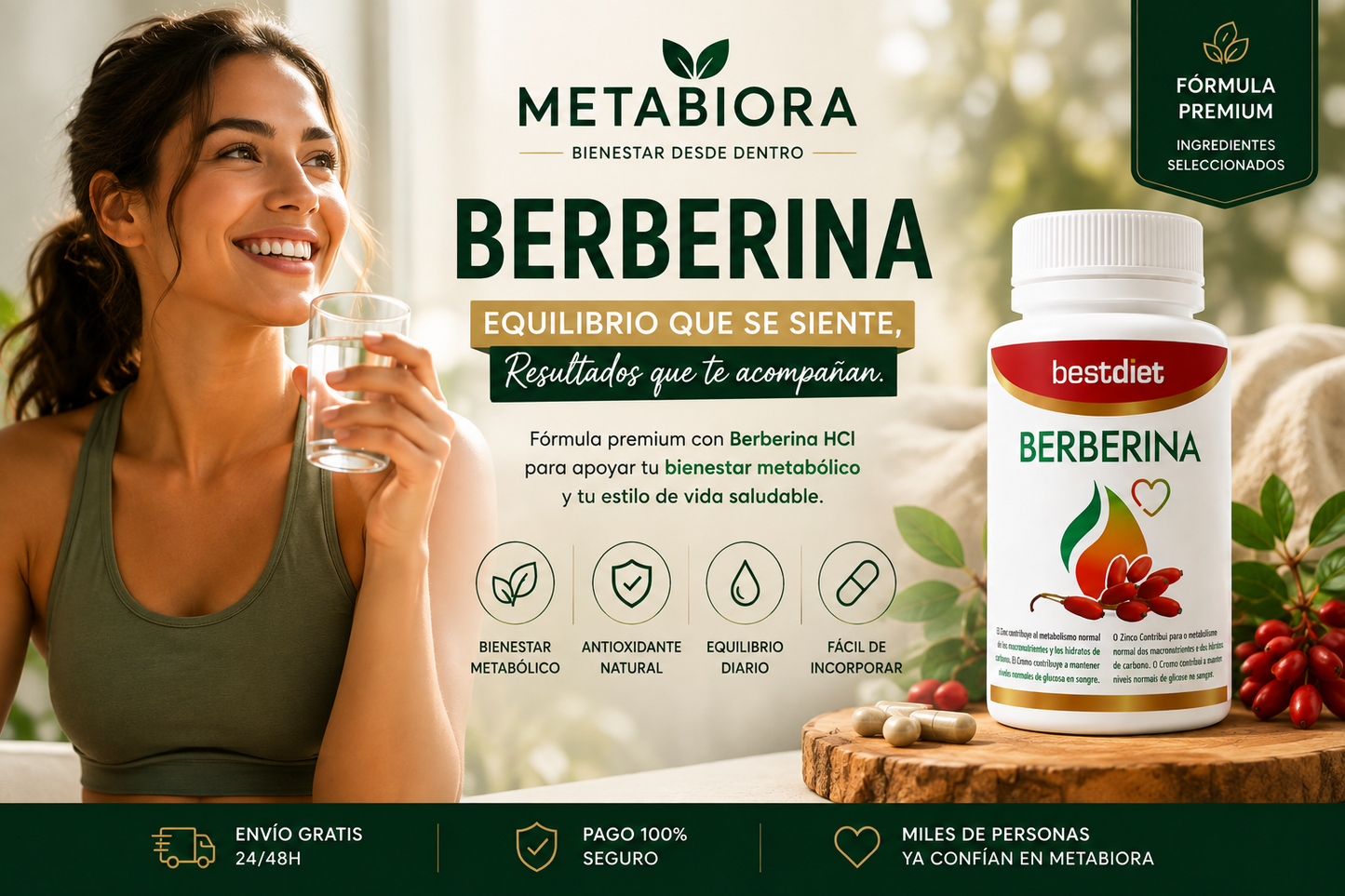 BERBERINA PREMIUM | El equilibrio que se siente desde dentro